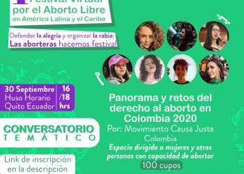 Panorama y retos del derecho al aborto en Colombia 2020