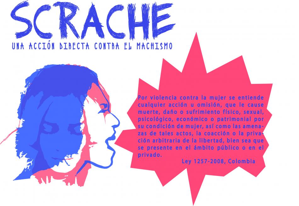 Scrache una acción directa contra el machismo